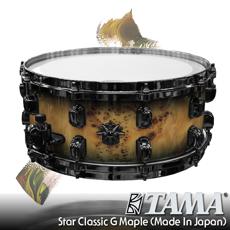 [★드럼채널★] TAMA Starclassic G Maple 14"x6" SGS146BNK-NSB (일본생산제품)